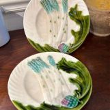 Set of asparagus plates